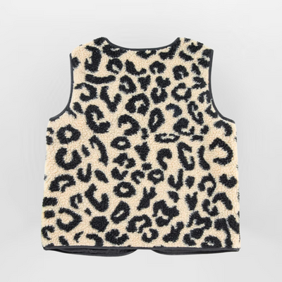Jagoda™ – Letnia kamizelka teddy w panterkę
