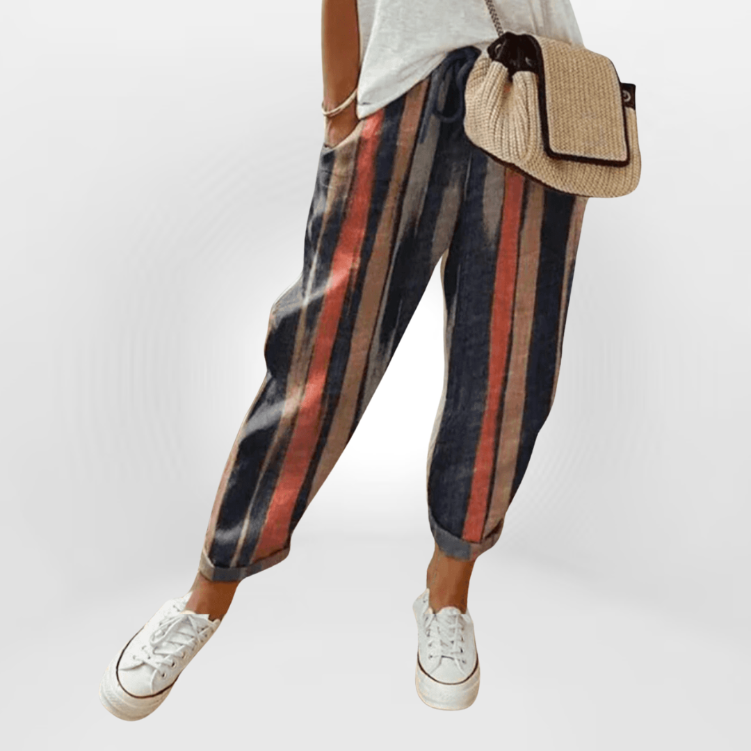 Oliwia™ - Stylowe Lniane Spodnie