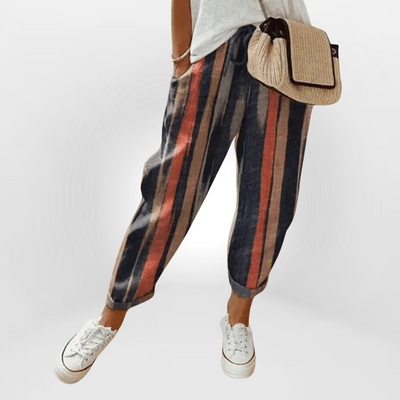 Oliwia™ - Stylowe Lniane Spodnie